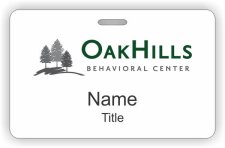 (image for) OakHills Behavioral Center ID Horizontal badge