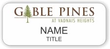 (image for) Gable Pines Standard White badge