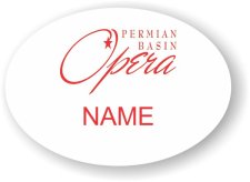 (image for) Permian Basin Opera Oval White badge