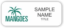 (image for) Mangoes Standard White badge