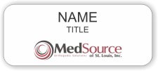 (image for) Medsource of St. Louis Standard White Square Corner badge