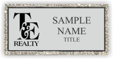 (image for) T&E Realty Bling Silver badge