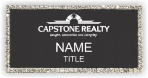 (image for) Capstone Realty Bling Silver Other badge