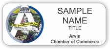 (image for) Arvin Chamber of Commerce Standard White badge
