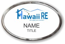 (image for) Hawaii RE Oval Prestige Polished badge