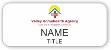 (image for) Valley Home Health Agency Standard White badge