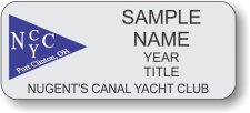 (image for) NUGENTS CANAL YACHT CLUB Standard Silver badge