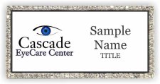 (image for) Cascade Eyecare Bling Silver Other badge