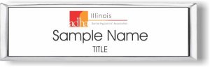 (image for) Illinois Dental Hygienists\' Association Small Executive Silver badge