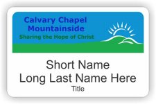 (image for) Calvary Chapel Mountainside White Rounded Corners badge