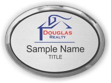 (image for) Douglas Realty Oval Executive Silver badge