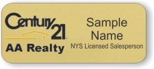 (image for) Century 21 AA Realty Standard Gold badge