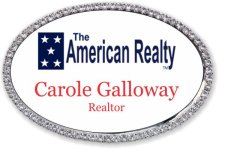 (image for) American Realty Professionals Oval Bling Silver Other badge