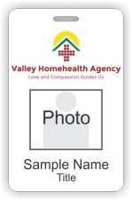 (image for) Valley Home Health Agency Photo ID Vertical badge