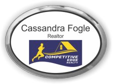 (image for) Competitive Edge Realty Oval Executive Silver Other badge