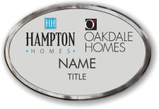 (image for) Hampton Homes | Oakdale Homes Oval Prestige Polished badge