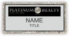 (image for) Platinum 1 Realty Bling Silver badge