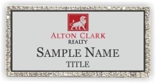 (image for) Alton Clark Realty Bling Silver badge