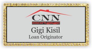 (image for) CNN Mortgage Bling Gold Other badge