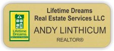 (image for) Lifetime Dreams Real Estate Services, LLC Gold Round Corners badge