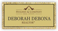(image for) Hughes & Company Real Estate Bling Gold badge