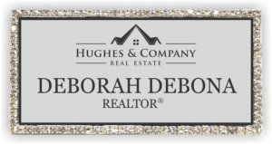 (image for) Hughes & Company Real Estate Bling Silver badge