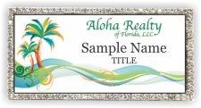 (image for) Aloha Realty of Florida, llc Bling Silver Other badge