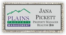 (image for) Plains Property Management, LLC Bling Silver badge