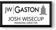 (image for) JW Gaston Executive Black Other badge