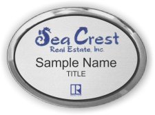 (image for) Sea Crest Real Estate Oval Executive Silver badge