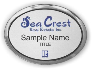 (image for) Sea Crest Real Estate Oval Executive Silver badge