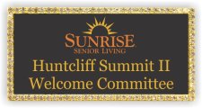 (image for) Sunrise Senior Living Bling Gold Other badge