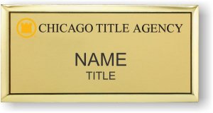 (image for) CHICAGO TITLE AGENCY Executive Gold badge