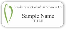 (image for) Rhodes Senior Consulting Services LLC Standard White badge