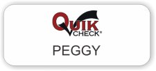(image for) Quik Check White Rounded Corners badge