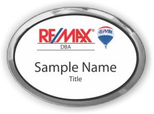 (image for) Remax Realty Group Oval Executive Silver Other badge