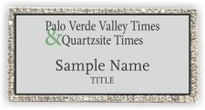 (image for) Palo Verde Valley Times Bling Silver badge