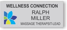 (image for) Wellness Connection Silver Square Corners badge
