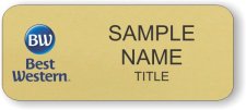 (image for) (New Logo) Best Western Standard Gold badge