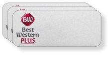 (image for) (New Logo) Best Western Plus Standard Silver Badge Logo Only Pack of 25