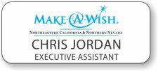 (image for) Make A Wish Foundation Standard White badge