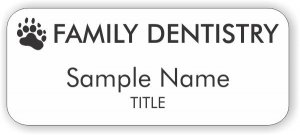 (image for) Nolan R. Behr, DDS Standard White badge