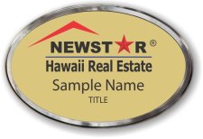 (image for) New Star Hawaii Real Estate Oval Prestige Polished badge
