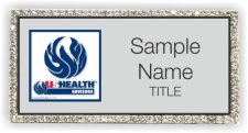 (image for) US Health Advisors Bling Silver badge
