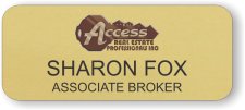 (image for) Access Real Estate Professionals Inc Gold Round Corners badge