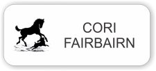 (image for) Cori Fairbairn White Rounded Corners badge