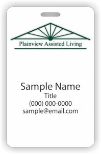 (image for) Plainview Assisted Living ID Vertical badge