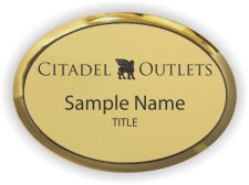 (image for) Citadel Outlets Oval Executive Gold badge