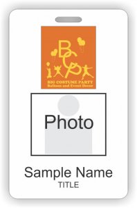 (image for) Big Costume Party Balloon and Event Decor Photo ID Horizontal badge