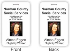 (image for) Norman County Social Services Photo Id - Vertical badge